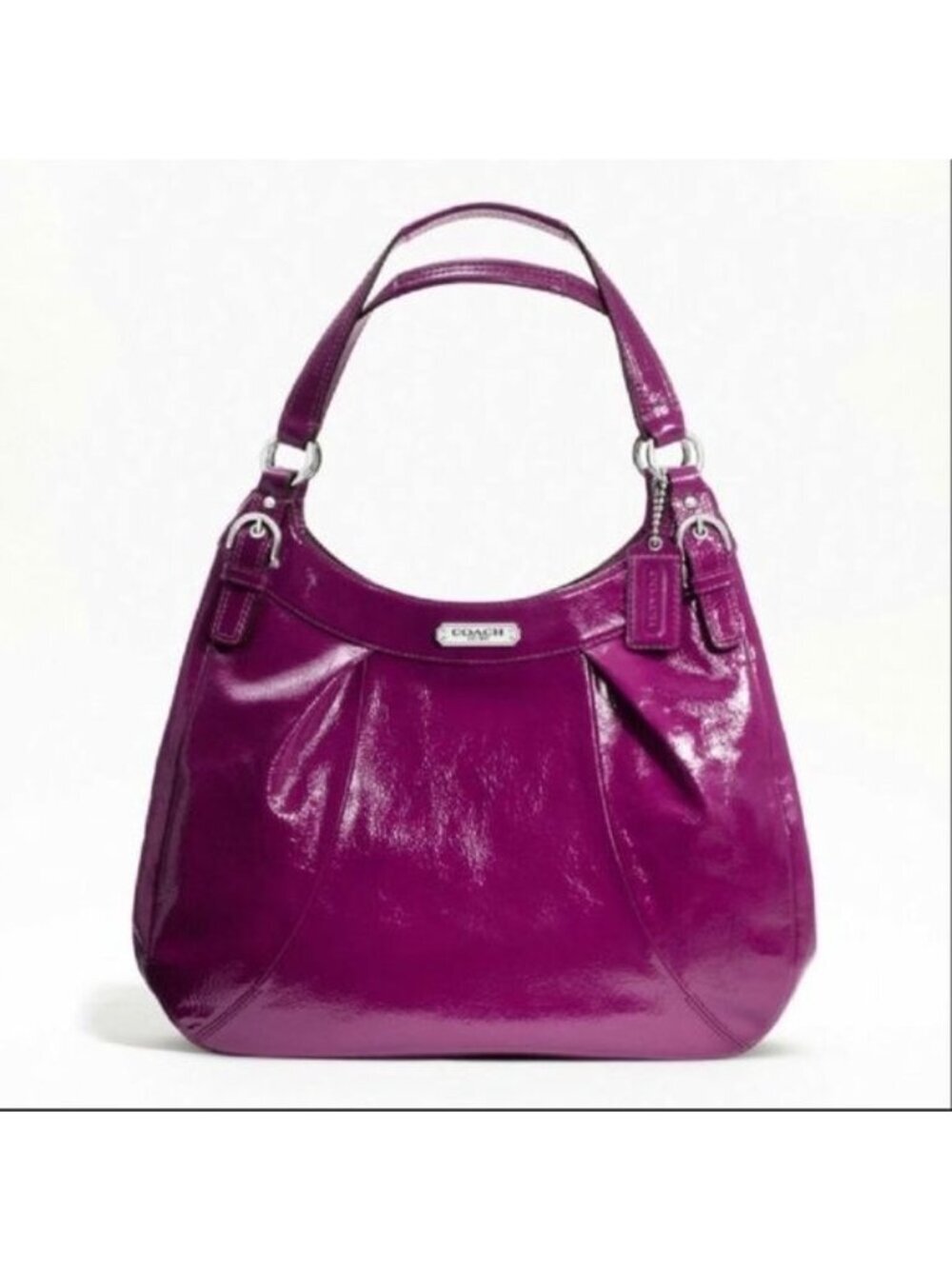 Coach Soho Purple Patent Leather Hobo Shoulder Bag
